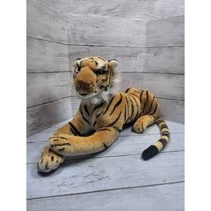 Linzy NWOT Medium sized plush stuffed 19" Tiger laying